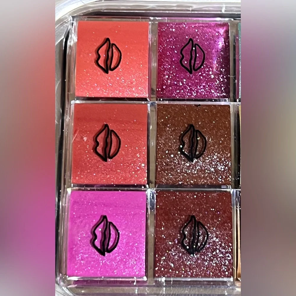 Glitter Eye & Lip Palette by mels - 12 Colors